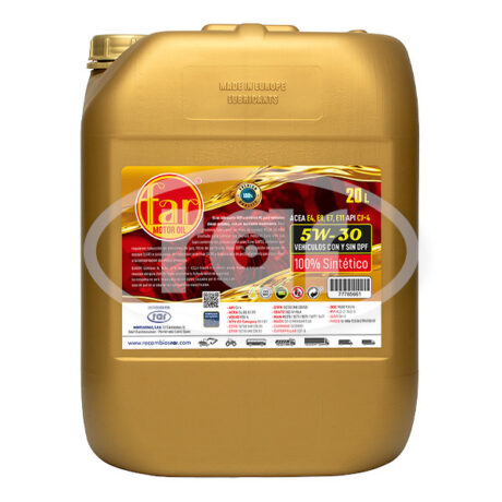 ACEITE 5W30 SINTETICO 20L ACEITE 5W30 SINTETICO 20L