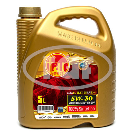 ACEITE 5W30 SINTETICO 5L ACEITE 5W30 SINTETICO 5L